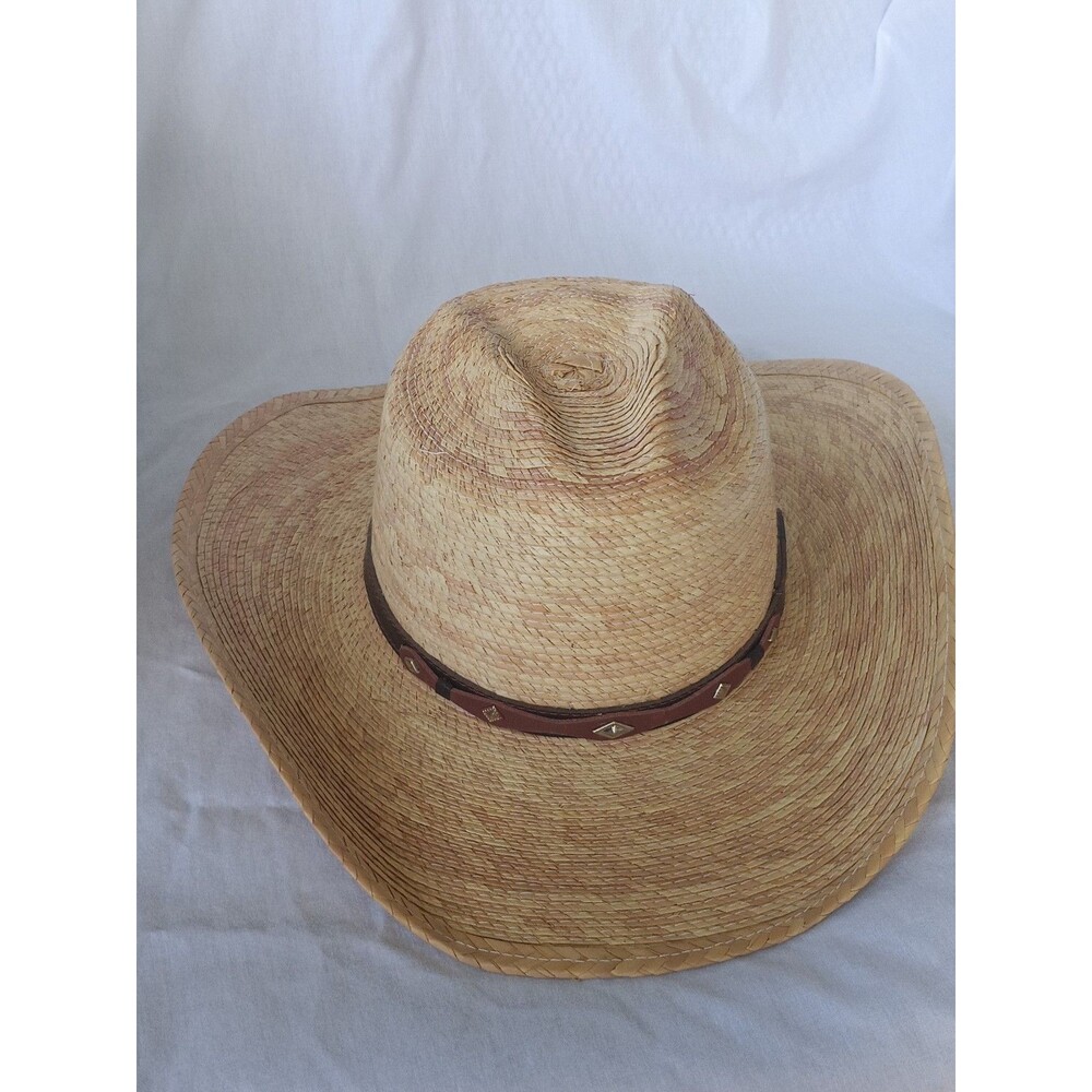 Gold Coast Sunwear Straw Sun Hat Fishing Outdoor Western One Size Fits Most